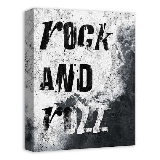 Rock And Roll Vibes 12" x 16" Canvas Wall Art